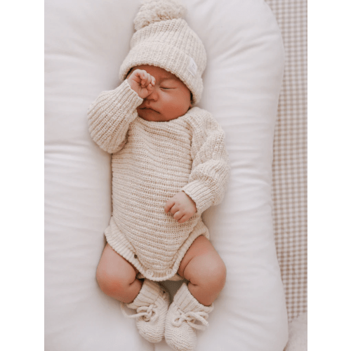 Ziggy Lou Heirloom Romper - Chunky Textured Honey