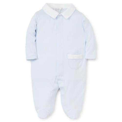 Blue Kissy New Beginnings Footie w/Collar