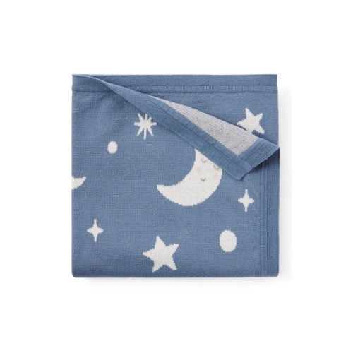 Celestial Cotton Knit Blanket