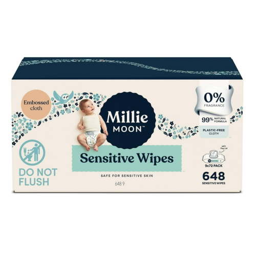 Sensitive Wipes Jumbo Box - 648ct