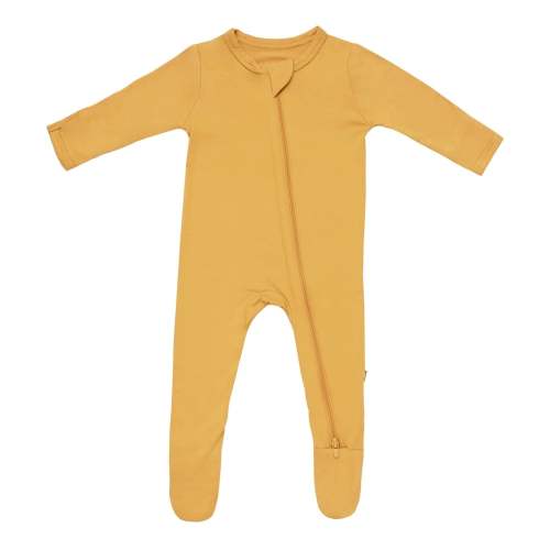 Zippered Footie in Marigold