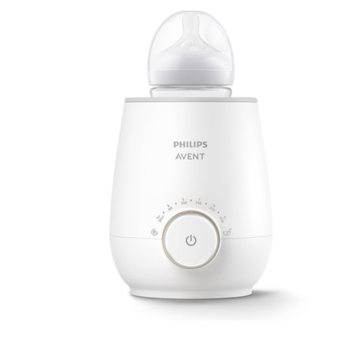 Philips Avent Premium Fast Bottle Warmer, with Smart Temperature Control, Water Bath Technology, Automatic Shut-Off, Model SCF358