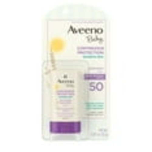 Aveeno Baby Continuous Protection Zinc Oxide Mineral Sunscreen Stick for Sensitive Skin, SPF 50, 0.47 oz