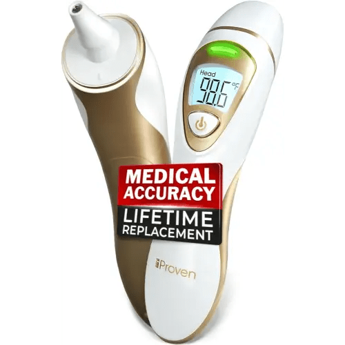 iProvèn Pro Series | Ear Thermometer with Non-Touch Forehead Function | Superior Accuracy for Adults, Kids, Babies | Premium Digital Thermometer for Adults and All Ages