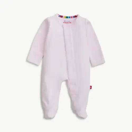 Magnetic Me Pink Footie, 0-3 Months
