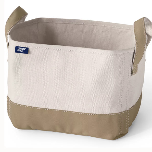 Small Canvas Storage Tote | Lands' End