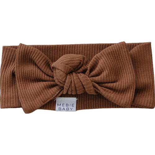 ribbed head wrap - rust