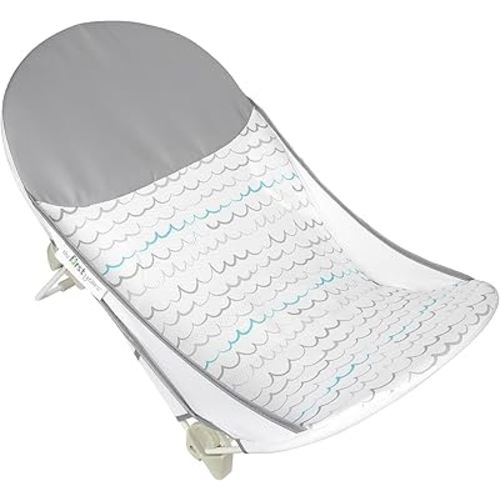 The First Years Sure Comfort - Bañera plegable para bebé, bañera de bebé a niño, asiento antideslizante, para uso en fregadero o bañera