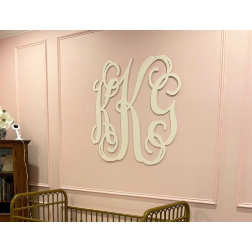 Wooden Monogram Initials for Nursery