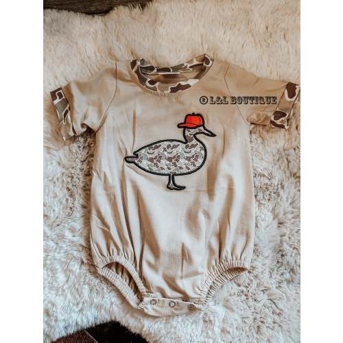 Hat Back Duck Onesie