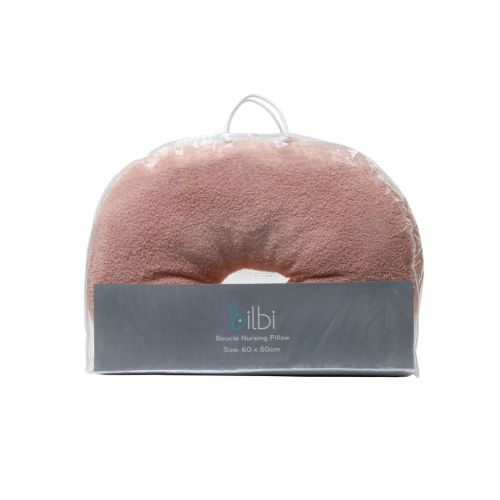 Bilbi Boucle Nursing Pillow Dusty Pink