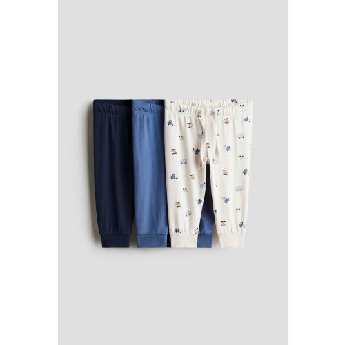 3-PACK COTTON JERSEY JOGGERS