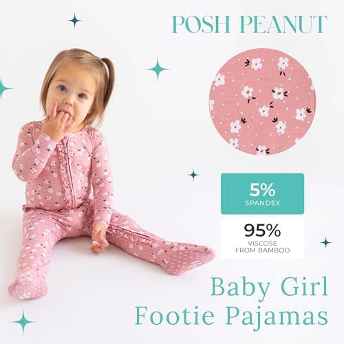 Posh Peanut Footie Pajamas | Emmilene | Size Newborn