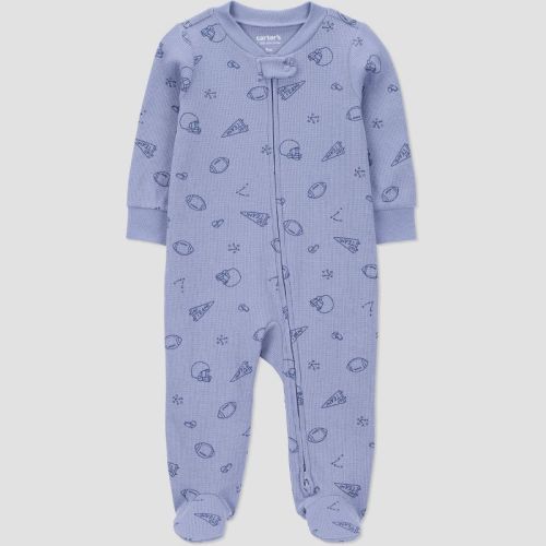 Carter's Just One You® Baby Boys' Sports Printed Sleep N' Play -Blue