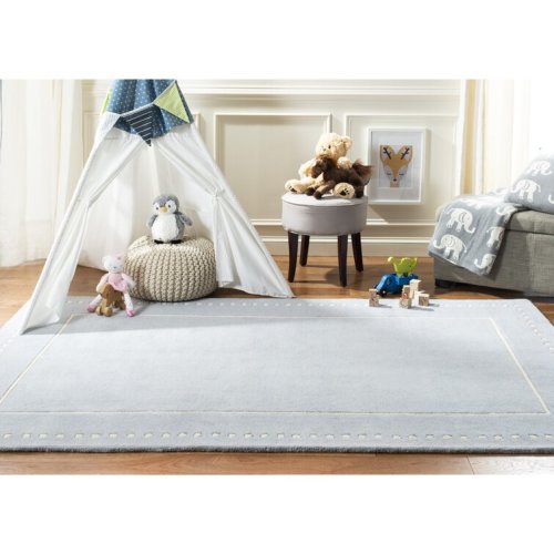 Cruz Hand Tufted Wool Solid Color Rug