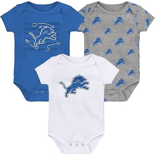 Outerstuff Newborn & Infant NFL Team Starter 3-Pack Bodysuit Set