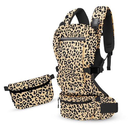 Colugo Baby Carrier - Baby Carrier Newborn to Toddler, Toddler Carrier, Adjustable, Lightweight, Breathable Carrier for Newborn to 33 Pounds (Wild Child)