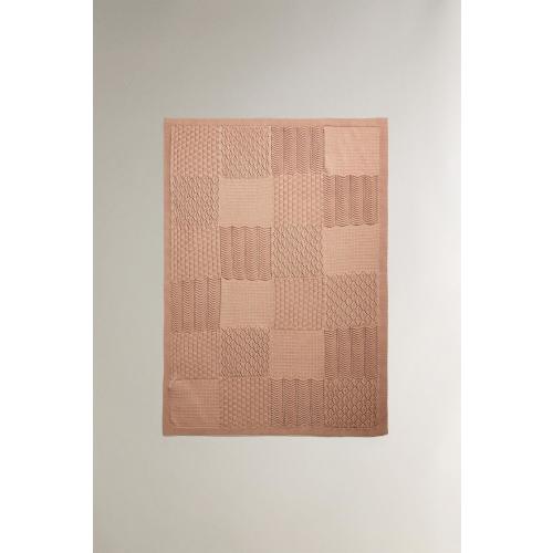 CHILDREN’S PATCHWORK BLANKET - Pastel pink | ZARA United States