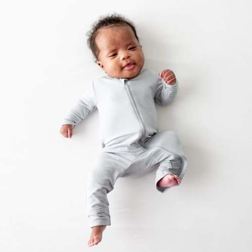 Zippered Romper in Storm | Romper Pajamas | Kyte Baby
