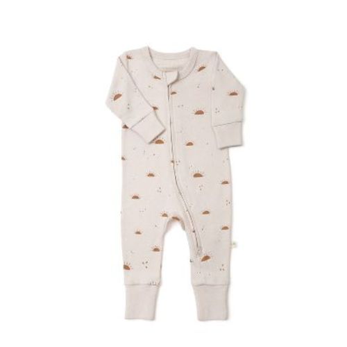 Girl Kids' Organic Cotton Zip Pajamas - Makemake Organics 0-3m