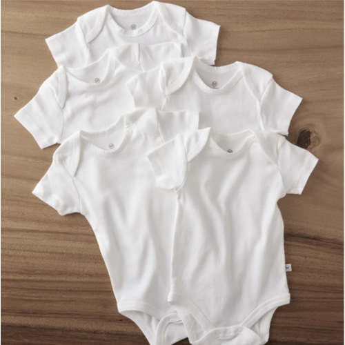 5-Pack Organic Cotton Short Sleeve Bodysuits | Honest Baby Clothing