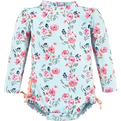 Hudson Baby Girls' Baby and Toddler Swimsuit