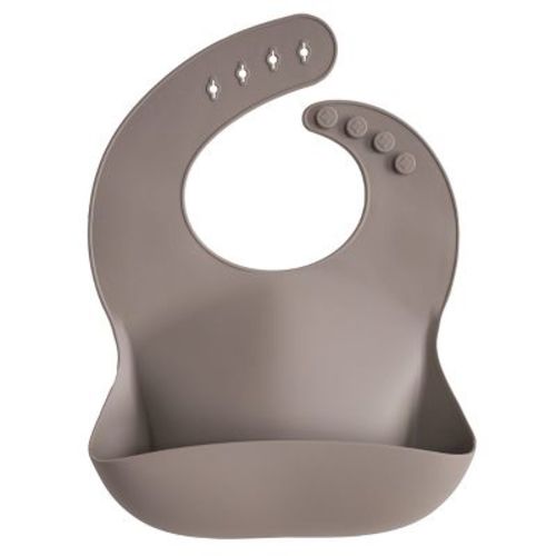 Silicone Baby Bib Dusty Rose One Size