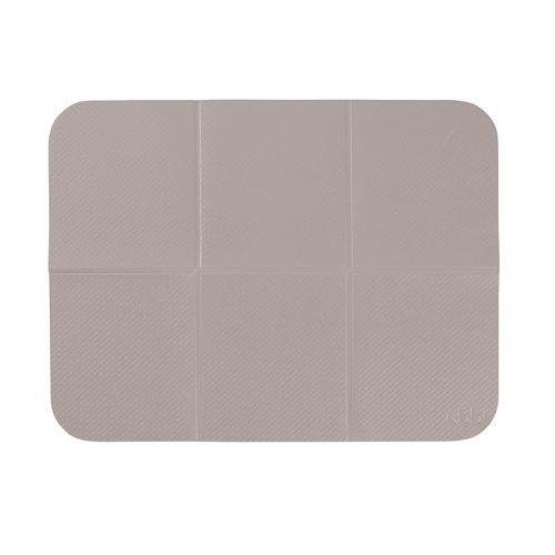 Ubbi On-The-Go Diaper Changing Baby Mat, Soft and Comfortable Diaper Bag Accessory Must Have for Newborns, Easy to Clean, Portable Folding Pad, Baby Traveling Accessories, Taupe