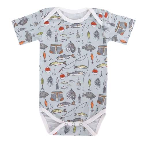 Short Sleeve Bodysuit - Trout