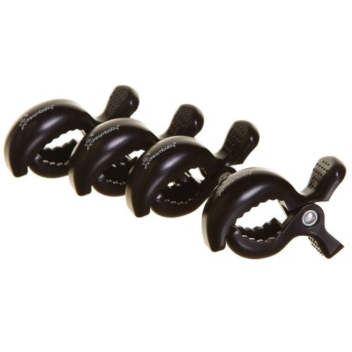 Dreambaby Stroller Clips 4pk Black