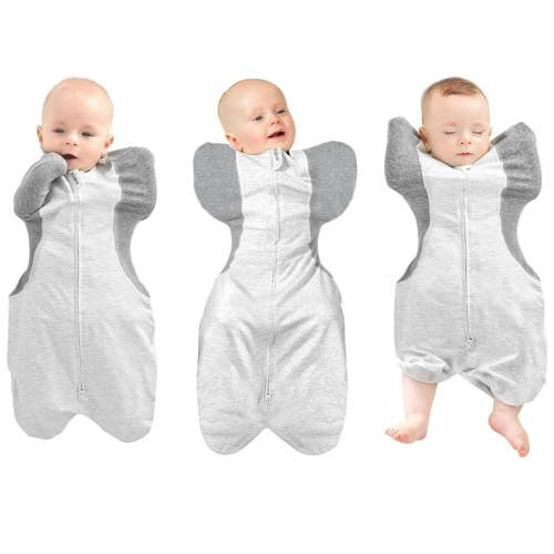 KIDIRA Swaddle for Newborns, Baby Swaddles 0-3 Months 5-13lb, Promotes Healthy Hip Development, 2-Way Zipper & Foot Buttons, 1Pack