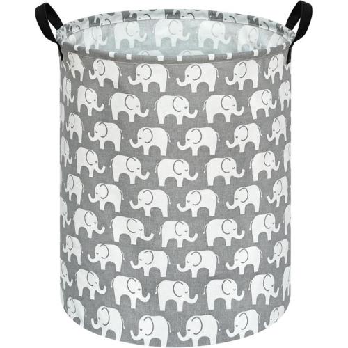 Baby Laundry Basket Kids Elephant Pattern Hamper,Large Storage - TikTok Shop