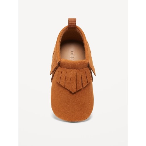Faux-Suede Moccasin Shoes for Baby