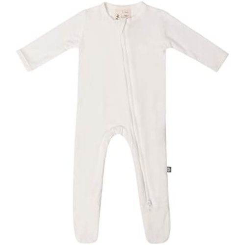 KYTE BABY Unisex Zipper Closure Footies, Rayon Made From Bamboo, 0-24 Months