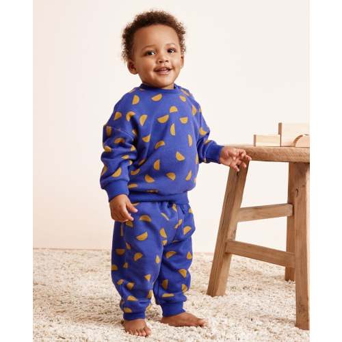 Baby Oversized French Terry Sweatshirt & Sweatpants Set | Hanna Andersson