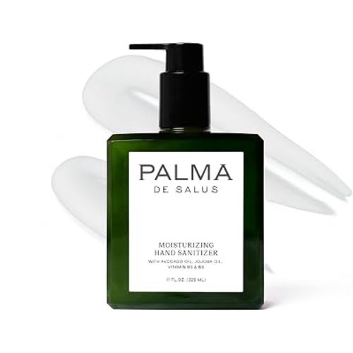 2-in-1 Home-size Moisturizing Hand Sanitizer & Hand Lotion | Avocado Oil, Jojoba Oil, Hyaluronic Acid, Centella Asiatica, Castor Oil | Neroli Scent | 70% Alcohol |11oz