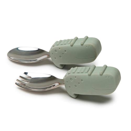 Learning Fork & Spoon Set - Alligator