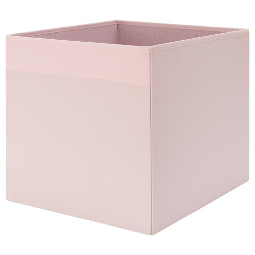DRÖNA Box, light pink, 33x38x33 cm - IKEA