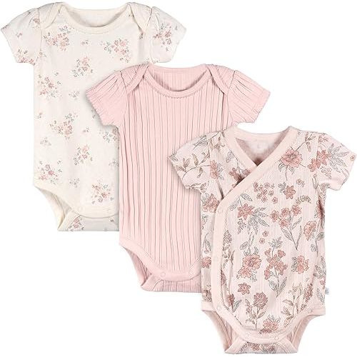 Just Born by Gerber 3-Pack Kimono Bodysuits