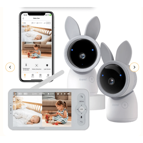 Arenti AInanny 2K UHD Video Baby Monitor with 5 Inch LCD Screen