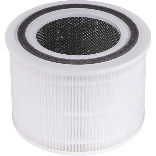 LEVOIT Core 300-P Air Purifier Replacement Filter, 3-In-1 Filter, Efficiency Activated Carbon, Core 300-RF, 1 Pack, White