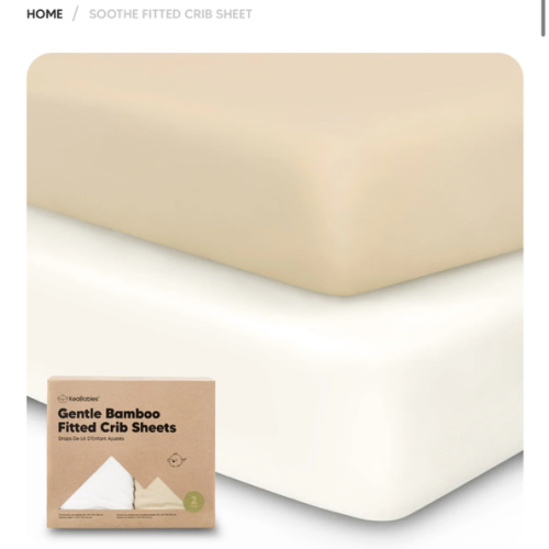 Soothe Fitted Crib Sheet
