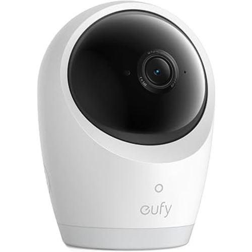 eufy Security Baby Monitor E21 Add-On Camera, 4K UHD Resolution, 330° Pan and 60° Tilt, 8× Zoom, Night Vision, 5000mAh Built-in Battery, ANR