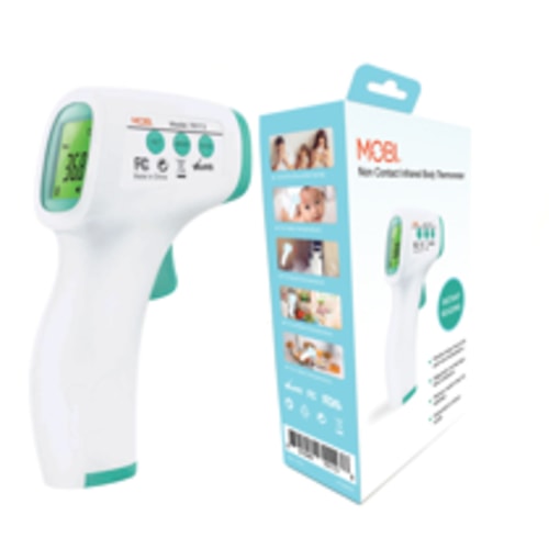MOBI Non-Contact Forehead Thermometer with Fever Indicators and Object Mode