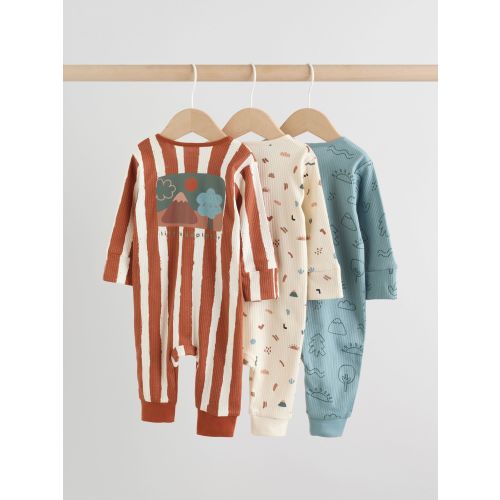 Minerals Woodland Baby Sleepsuits 3 Pack (0mths-3yrs)