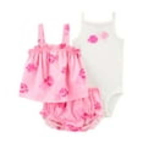 Carter's Child of Mine Baby Girl Outfit Set, 3-Piece, Sizes 0/3-24 Months