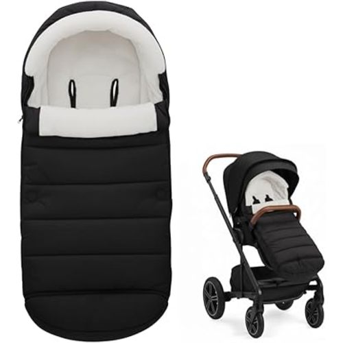 SASHA'S Footmuff designed for all Nuna Strollers (Mixx, Tavo, Triv, Trvl, Trvl Dubl, Demi, Swiv) (Bunting Bag) (Stroller not included)