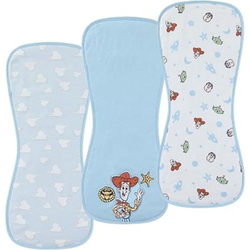 Disney Baby Toy Story Woody Burp Cloths 3-Pack for Newborn Infants