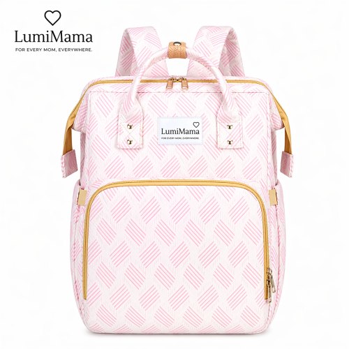 LumiMama 2-in-1 Diaper Backpack & Portable Changing Station