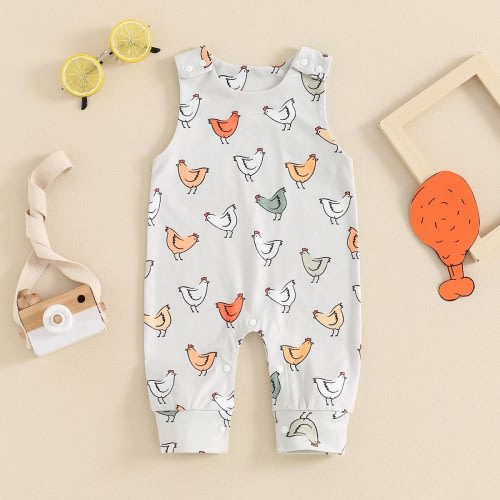 CHICKENS Jumpsuit - Hazel & Bo